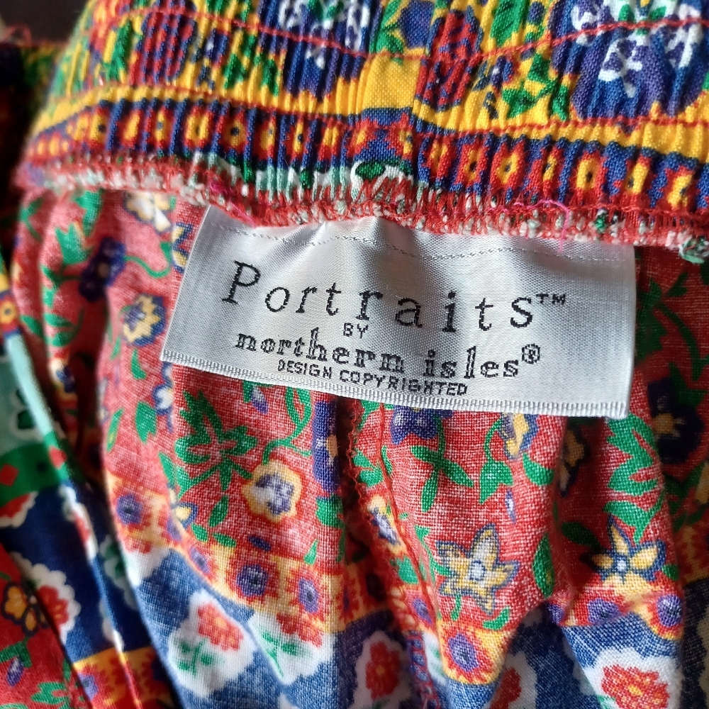Boho Maximalist Summer Colorful Patterned Pants - Picture 3 of 6